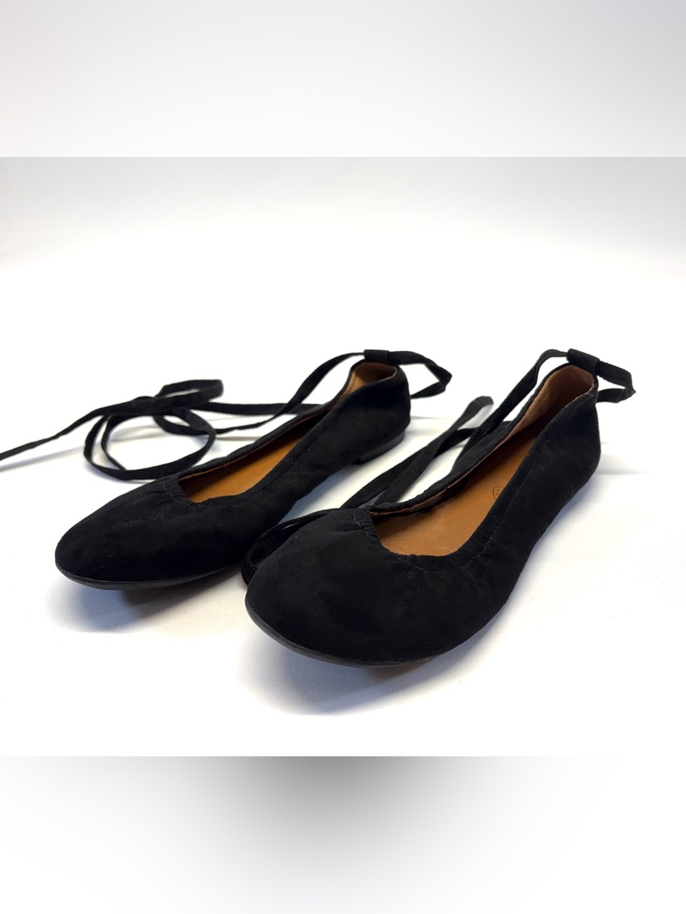 🌟 BC Footwear "Have A Heart" Lace-Up Ballet Flats 🌟 Size 8.5